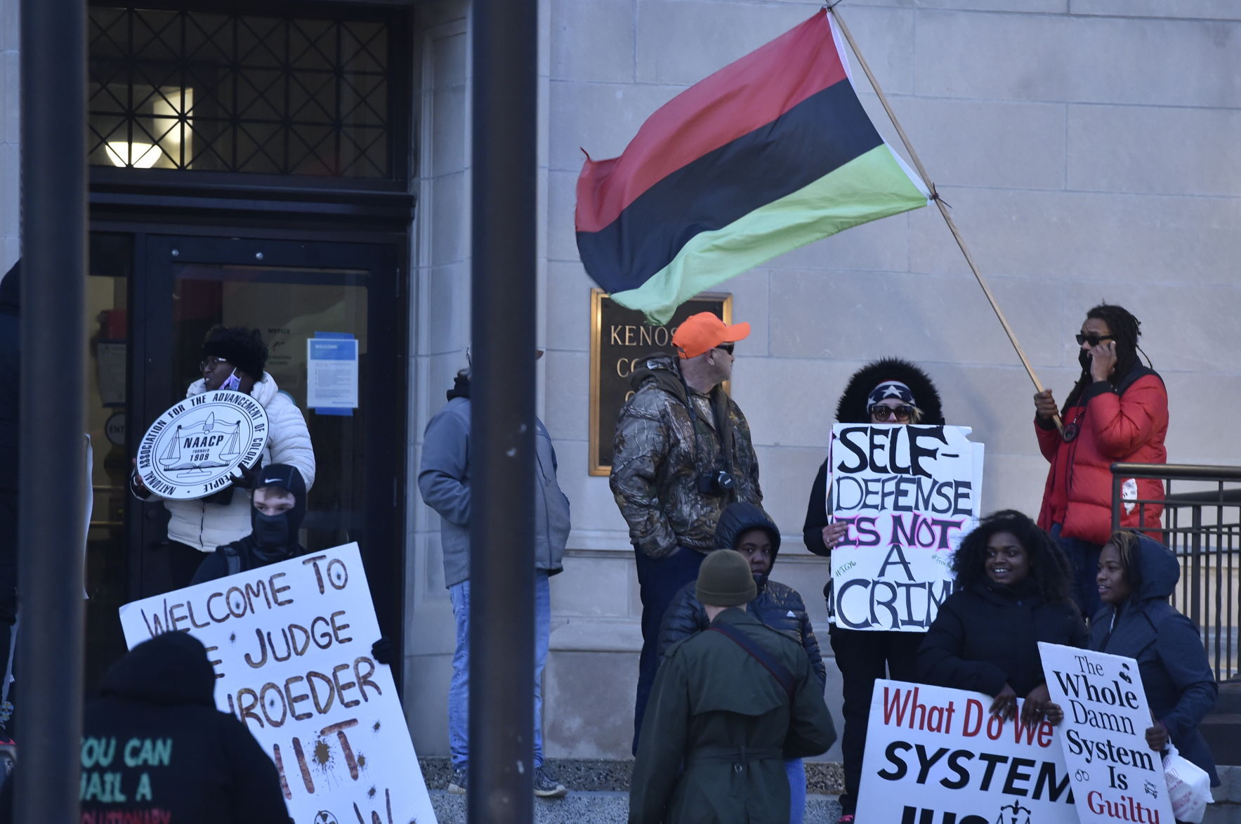 Tuesday, Nov. 16, Rittenhouse trial protests